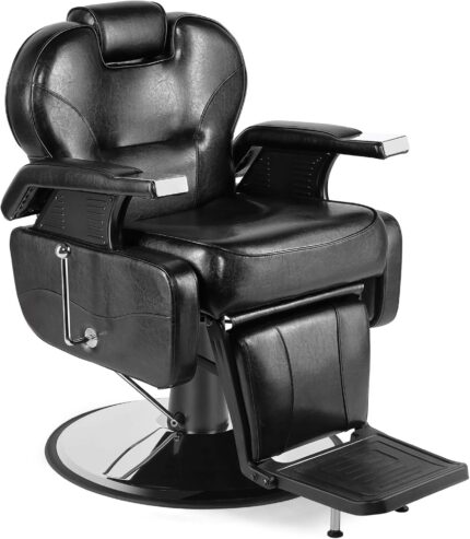 Red Hydraulic Barber Chair
