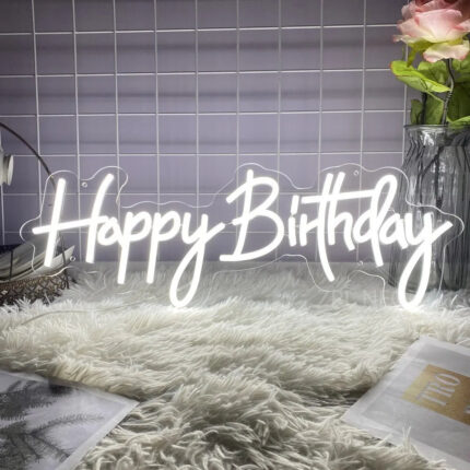 Happy Birthday Led Neon Sign