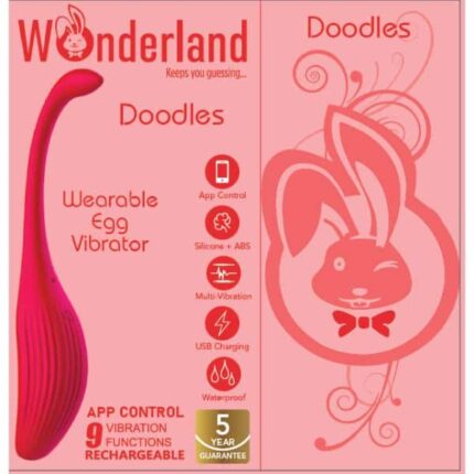 Wonderland Doodles Rechargeable Red